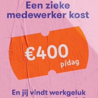 Een zieke medewerker kost €400 per dag